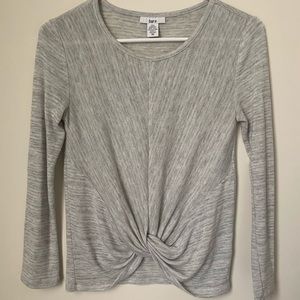 light grey sweater